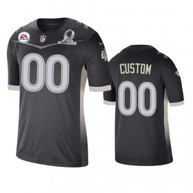 Camiseta Hombre NFL Kansas City Chiefs Personalizar Game Anthracite 2021 AFC Pro Bowl